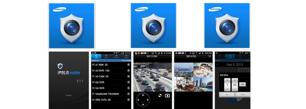 Aplicativo para Acesso Remoto Cameras Samsung